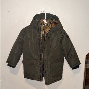 Michael Kors Kids Dark Green Puffer Jacket